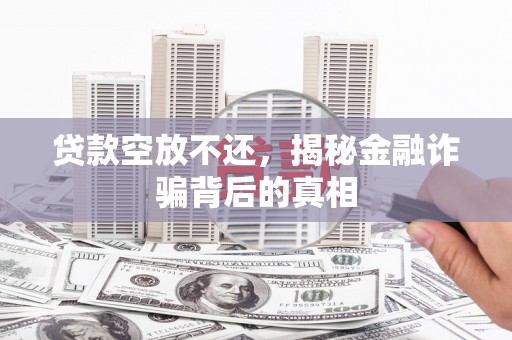 进贤贷款空放不还，揭秘金融诈骗背后的真相