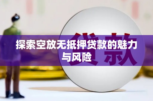 随州探索空放无抵押贷款的魅力与风险