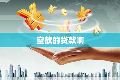 会理空放的贷款啊