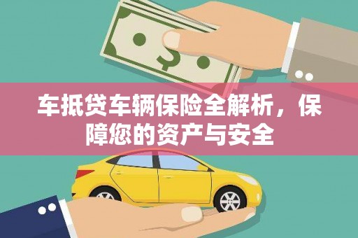 高树车抵贷车辆保险全解析，保障您的资产与安全